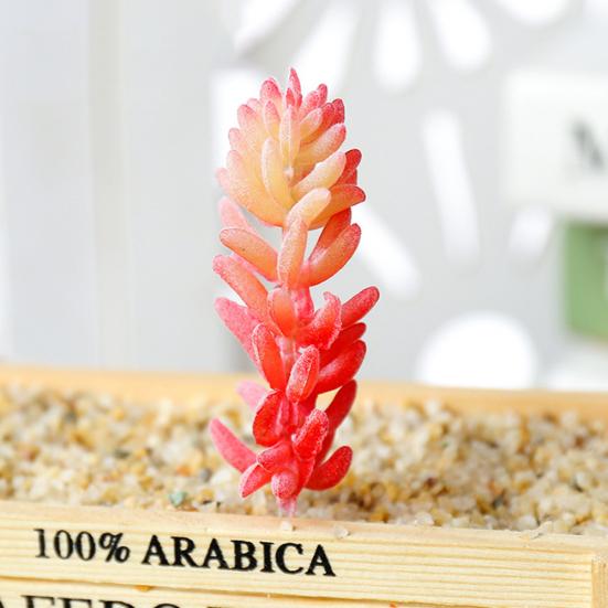 1шт искусственные сочные домашние растения флокирование DIY мебель офис бонсай декор