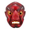 Exquisite Long-nosed Tengu Mask In Silver Copper And Red For Halloween And Cosplay