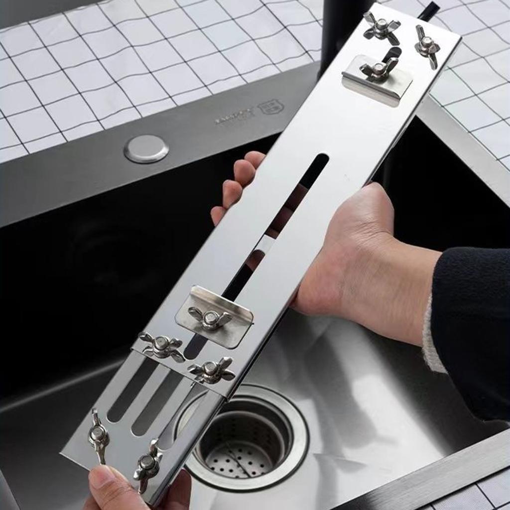 Держатель для заточного камня Нескользящий Регулируемый Для заточных камней Кухонная раковина