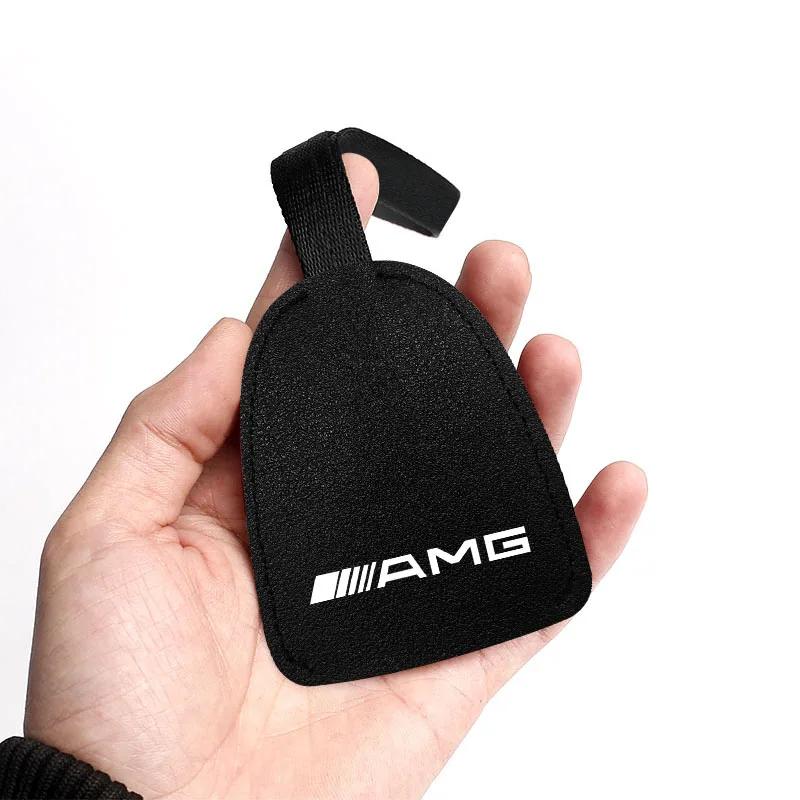 AABIG1 1/2pcs Leather Car Seat Back Hooks Portable Hanging Bag Rack Stickers For Mercedes Benz AMG W204 W213 W205 W211 W212 W176