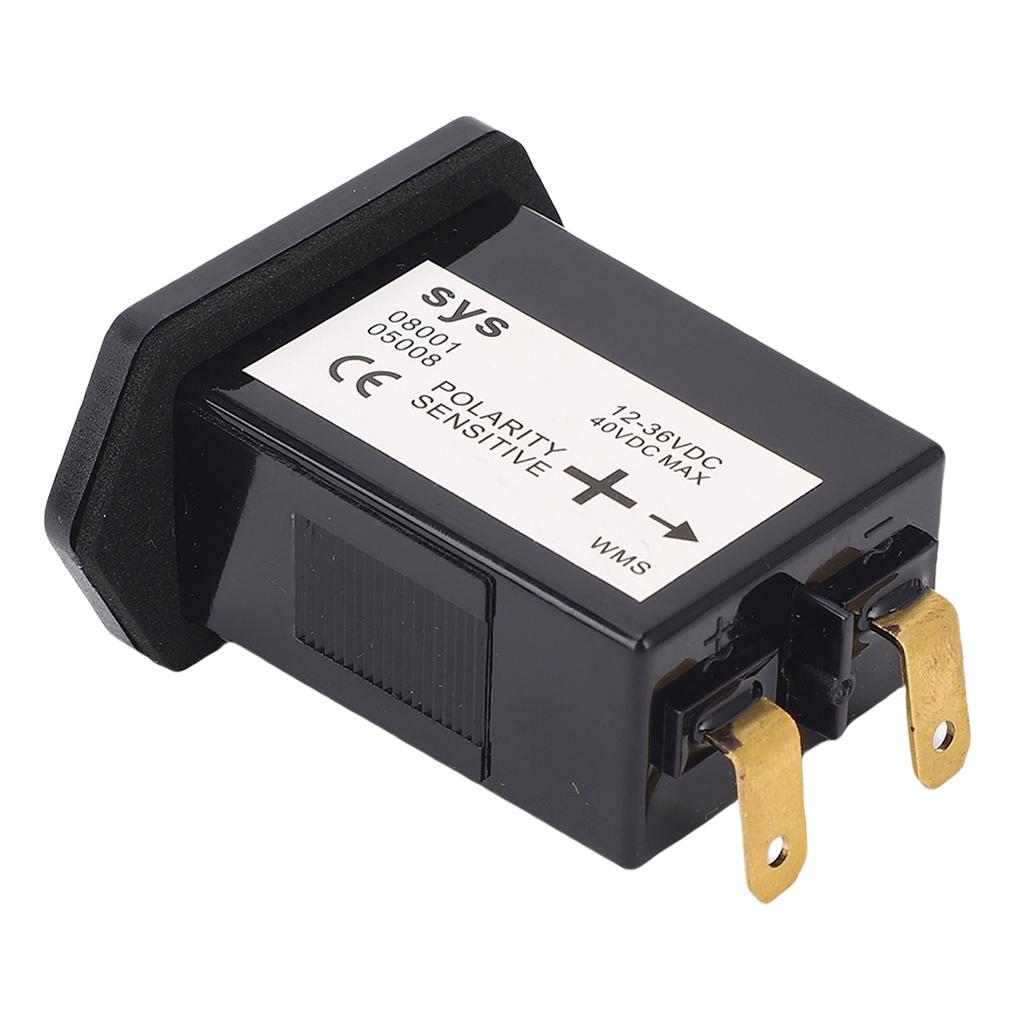 Mechanical Hour Meter DC 12V To 36V Rectangular Engine Hour Meter for Generator Boat Motorcross Motor Truck Tractor