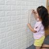 1/5/10m 3D Wall Stickers Waterproof And Anti-collision Foam Wallpaper Self-adhesive Living Room Bedroom TV Background