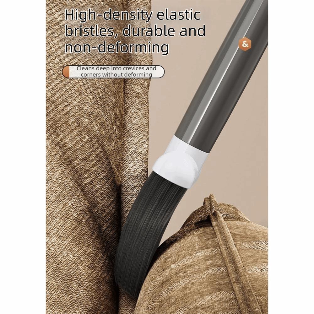 Soft Bristle Hand Dusting Brush Multi-functional with Hanging Hole Gap Brush Dust Removal Ergonomic Cleaning Brush for Vehicles