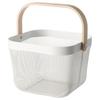 RISATORP Alloy Steel White [IKEA] Basket,