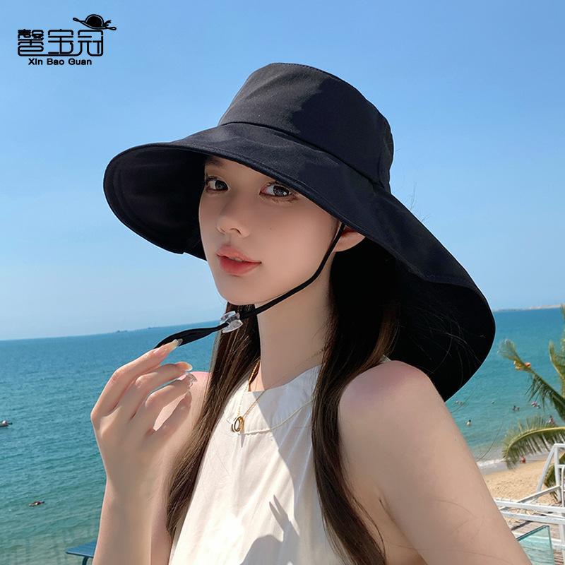 8464 летняя складная сумка-шляпа уличная мода универсальная солнцезащитная шляпа женская с полями шаль солнцезащитная шляпа-ведро