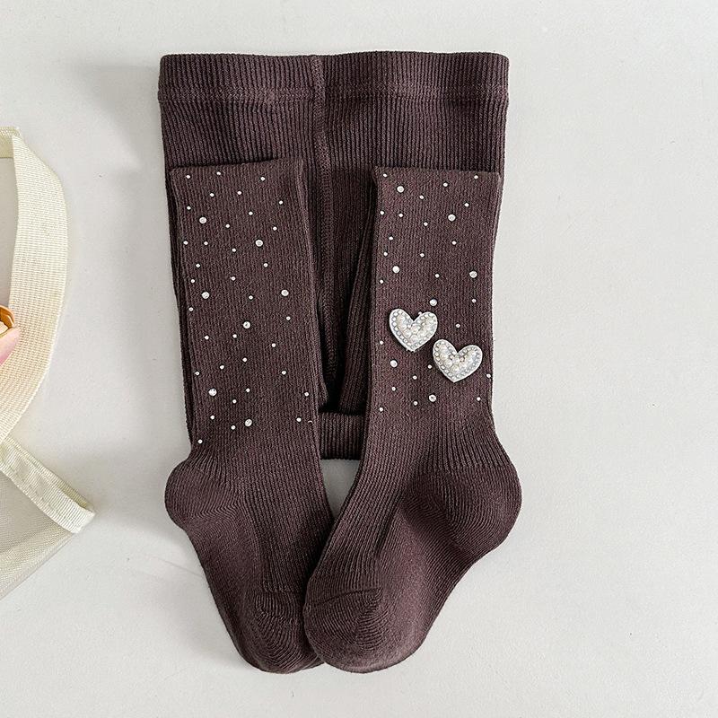 Sparkling Kids Girls Tights White Sheer Pantyhose Spring Fall Thin Dressy Leggings with Rhinestones Dressy Outwear Party Tights