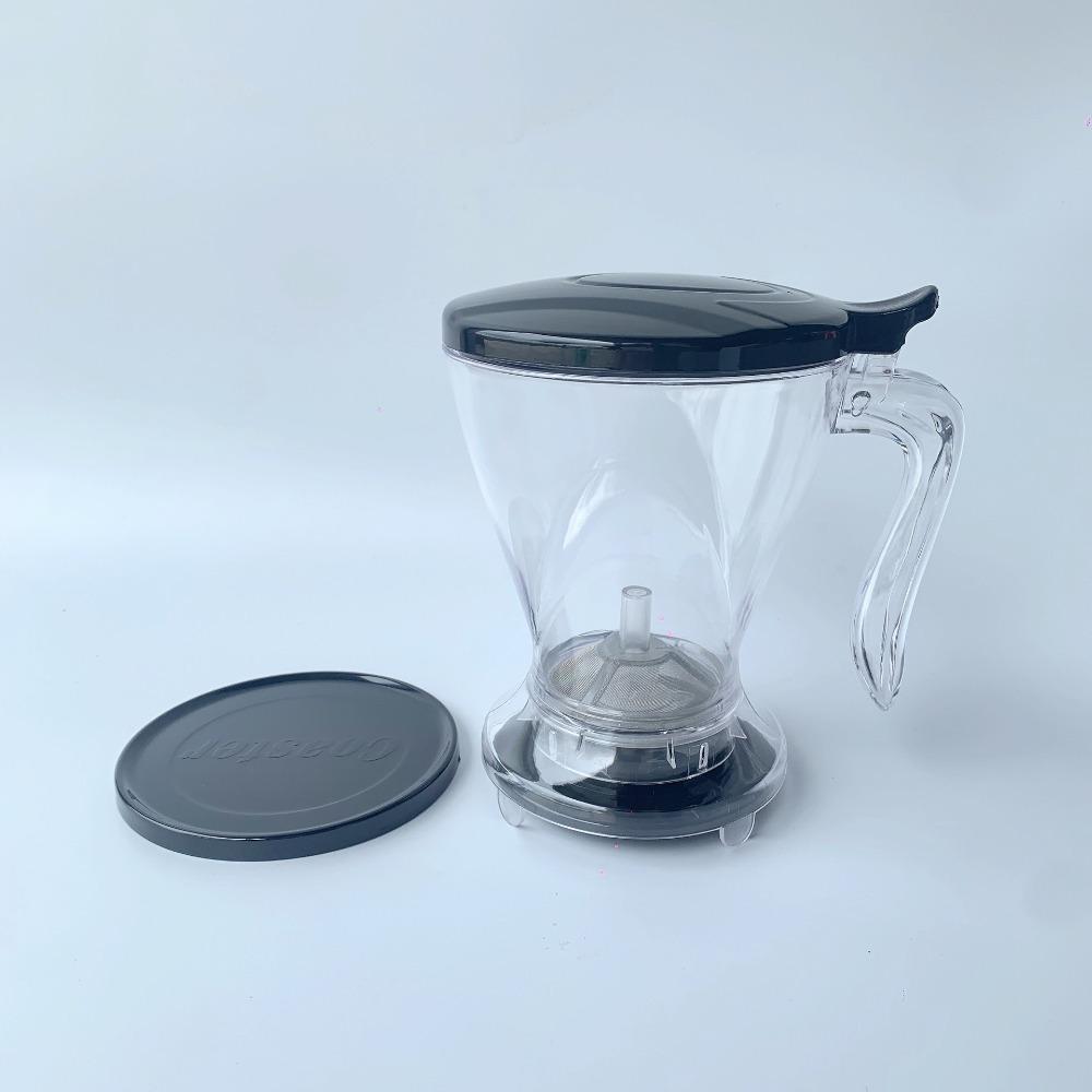 Transparent Pour Over Coffee Dripper 600ml Coffee Brewer Pot Coffee Filter Cup Living Rooom