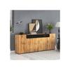 Sideboard, Armoire De Cuisine, Armoire De Rangement , 208 X 39.5 X 80 Cm, Commode Avec 4 Portes, 2 Tiroirs, Buffets