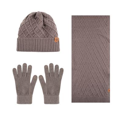 Зимняя мужская вязаная шапка, флисовая ветрозащитная шерстяная теплая модная шапка-пуловер, европейско-американская зима, вязаная шапка