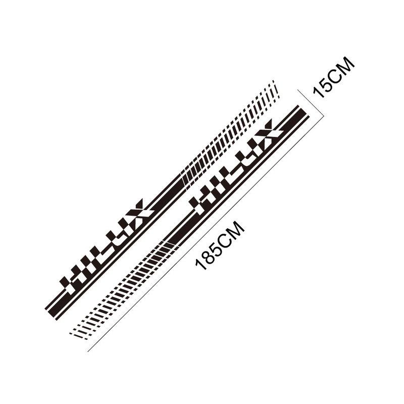 Для Toyota Hilux Vigo Revo Пикап Боковые Полосы на Дверь Наклейка Графика для Грузовика Виниловые Декоративные Накладки Авто Наклейки Аксессуары для Авто Тюнинга