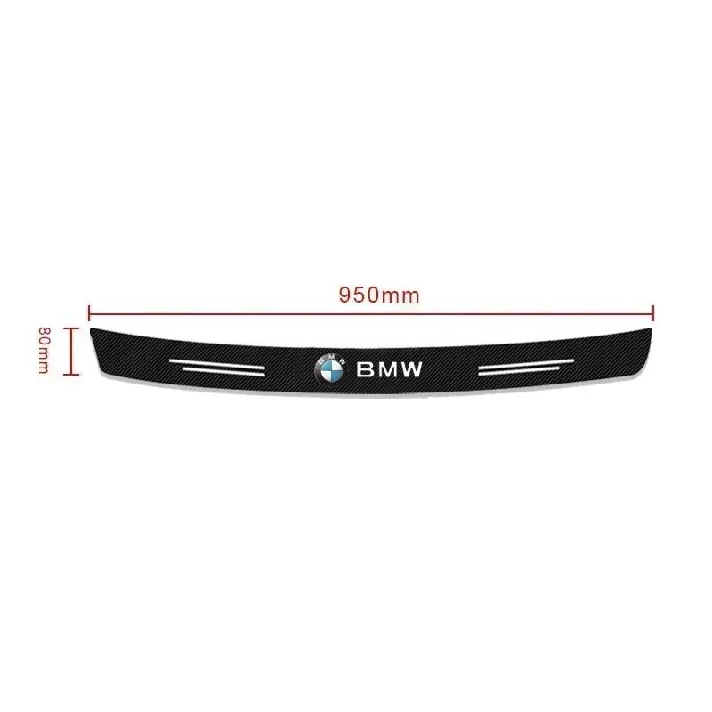 2025 Car For BMW Car Rear Bumper Trunk Carbon Fiber Stickers Auto Rear Bumper Trunk Load Edge Protector For BMW X1 F48 Sport xDr