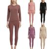 Женские ультрамягкие комплекты термобелья Long Johns с флисовой подкладкой