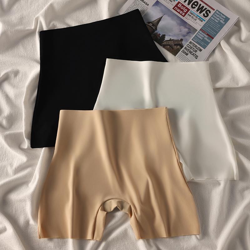 Seamless Women Safety Short Pants Nylon Panties High Waist Girls Panty Emptied Boyshorts Boxers Ice Silk Cool Female Underwear