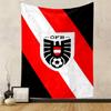 Austrian Football Logo Design Patterned Tapestry Decorative Wall Hanging, Home Bedroom Living Room Decor