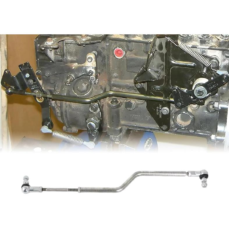 Throttle Linkage Rod Kit for Dodge 1994-1998 Truck P-Pump Ram 2500/3500, for Cummins P7100, Replaces 3932317, 5011849AB, 3915103, Carbon Steel with
