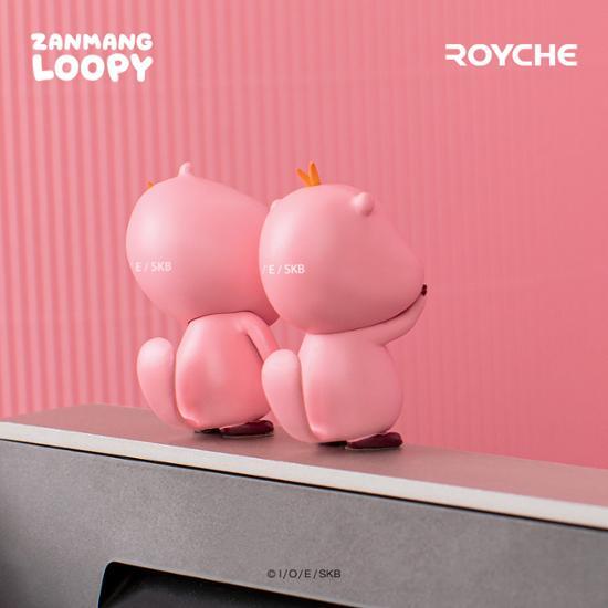 Choose 1 Out of 4 Types of Royce Zangmangluffy Monitor Figures (I'm thrilled/What's wrong/Newborn/Stupid), a Popular Phrase In Korea