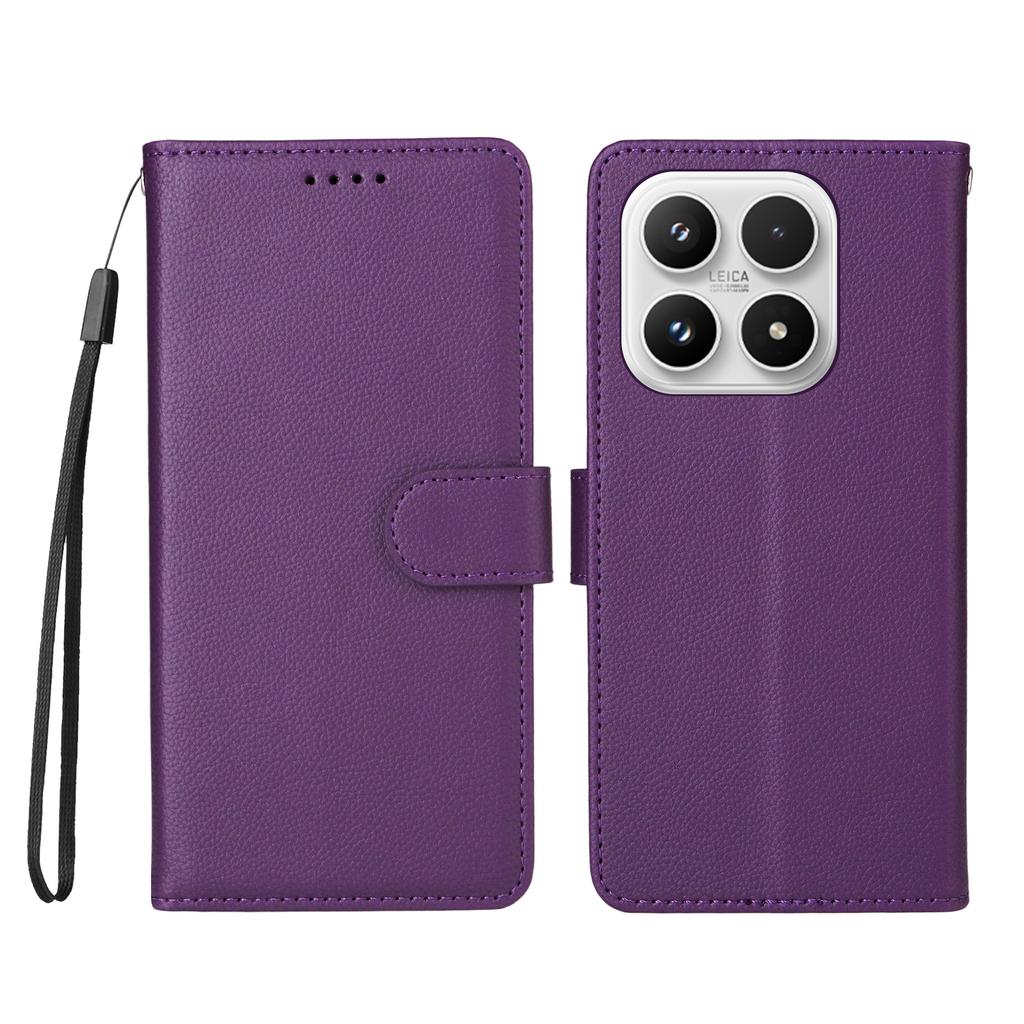 For iPhone 17 Pro Max Case Card Holder Kickstand Leather + TPU Phone Cover with Ring Holder