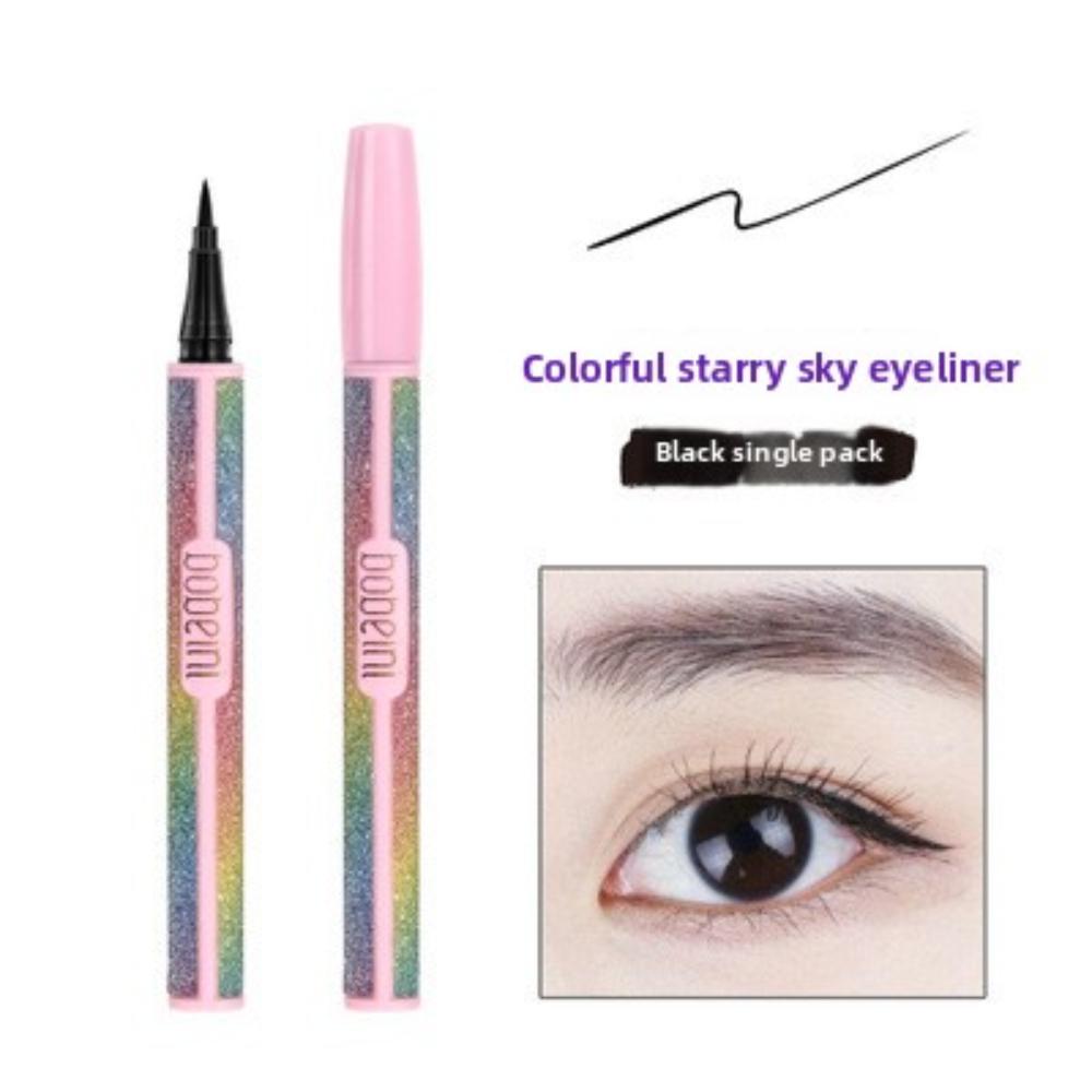 Водостойкая жидкая подводка для глаз, Стойкая к смазыванию, Стойкая, Тонкий кончик, Черный/Коричневый, Идеально подходит для начинающих