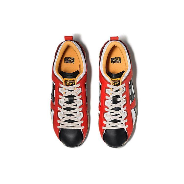 ONITSUKA TIGER Fabilac Легкие Удобные Нескользящие Прочные Сбалансированные Кроссовки с Низким Верхом Повседневная Обувь Унисекс Повседневная Обувь Белый Оранжевый 1183A775-100