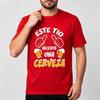Pure Cotton Unisexs Tee Spanish Funny Beer Cup Thumbs Hand Print Mexican Drinking Party Gift Casual Daily Streetwear Tshirt