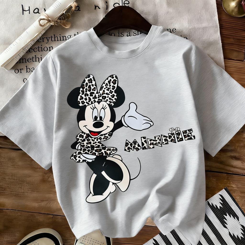 ParentChild Vintage Disney Minnie Graphic T Shirt Unisex Women Short Sleeve TeeOversized Casual Tops Summer Streetwear 2026 Y2k