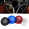 ABS Car Engine Start Stop Switch Button Cover Trim for Alfa Romeo Giulia Stelvio 2017-