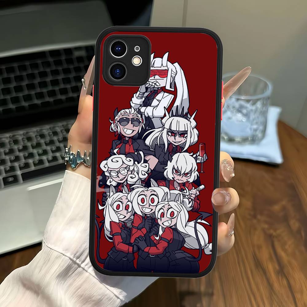 Classic Game H-helltakerS Anime Phone Case For IPhone 14 11 12 13 Mini Pro Max 8 7 Plus X XR XS MAX Translucent Matte Cover