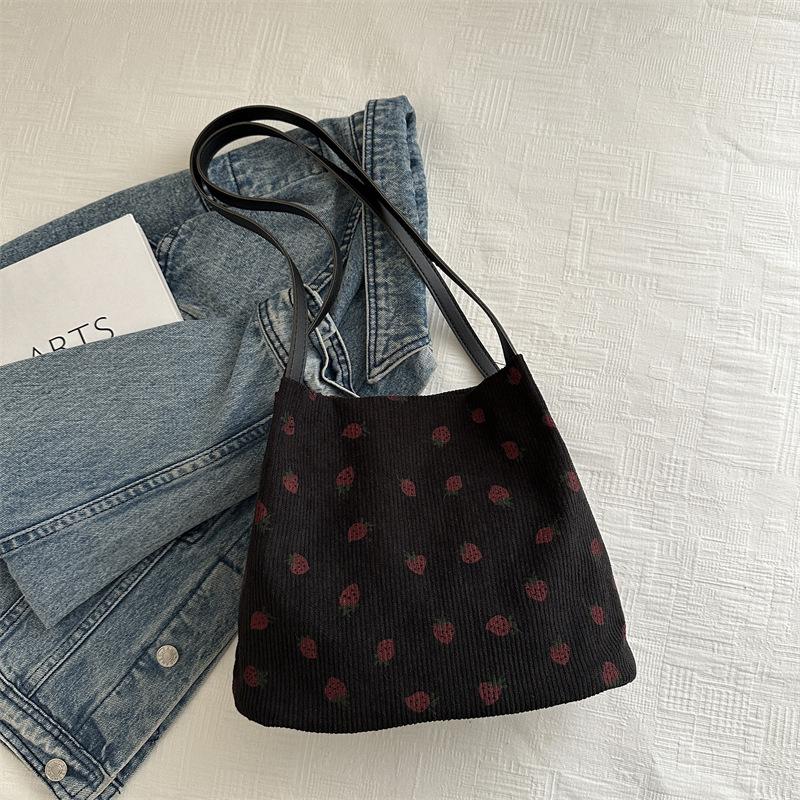 Простая и модная большая сумка-тоут женская сумка 2024 года, новая летняя сумка для поездок на работу, повседневная простая сумка через плечо для женщин