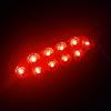 Новая одна пара 6" 10 светодиодов Красные Сверхяркие Автомобильные Стоп-сигналы, Габаритные огни, Водонепроницаемые