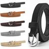 Generous And Simple Small Belt Women'S Suede Thin Belt Jeans Dress Decorative Belt Women