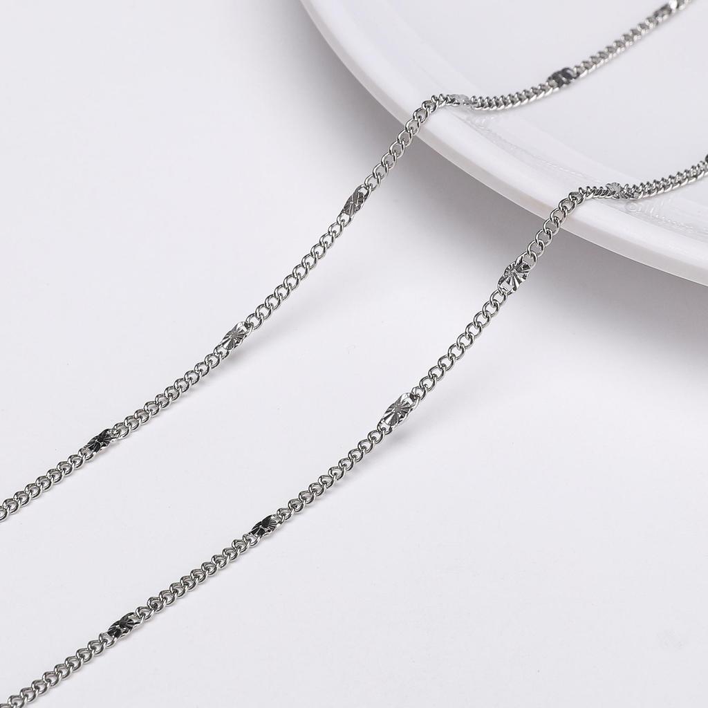 1 метр панк-цепи из нержавеющей стали для изготовления украшений своими руками - Прочная и устойчивая к коррозии