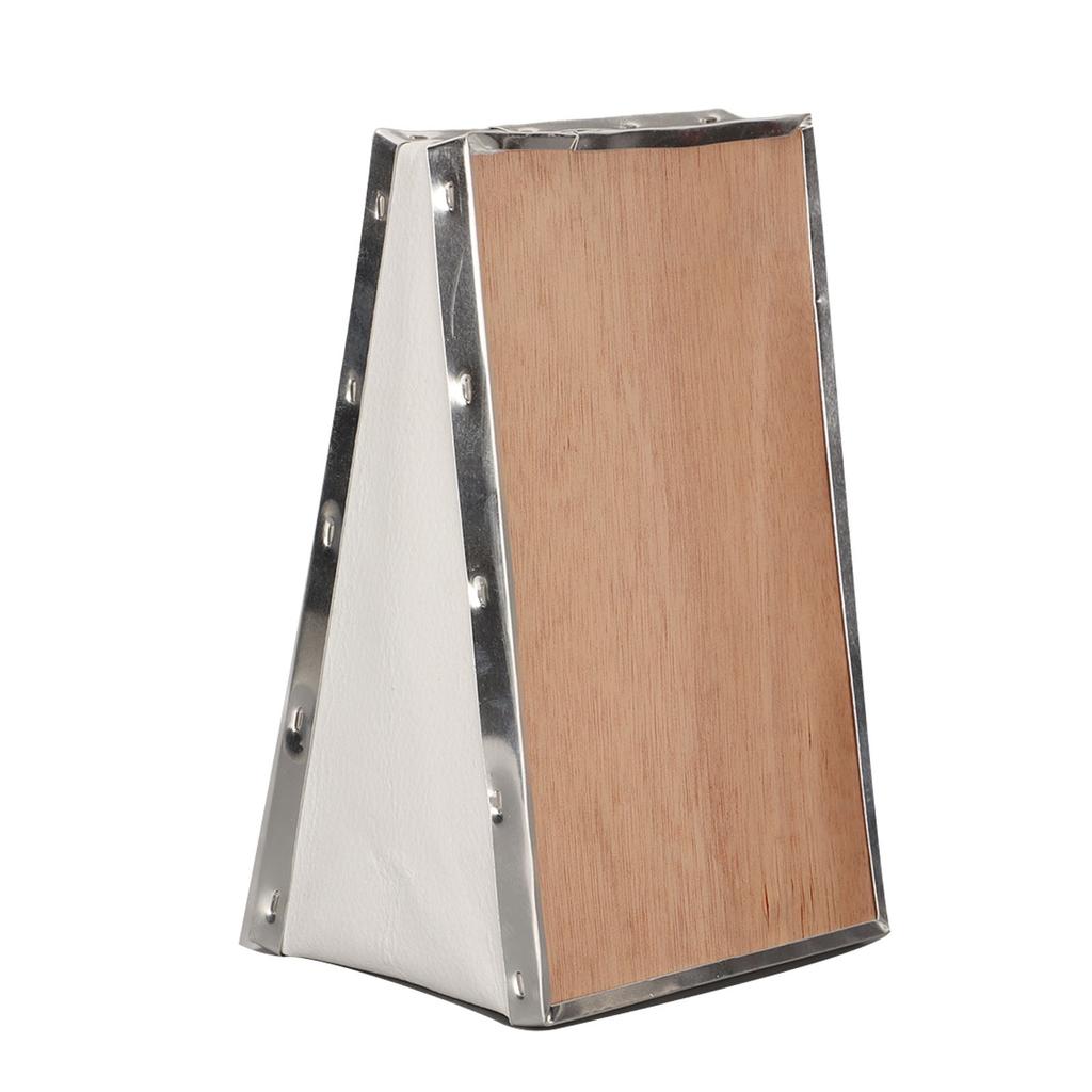 Bee Smoker Bellow PVC Leather Plywood Box Beekeeping Equipment Replacement with Clip for Beehive