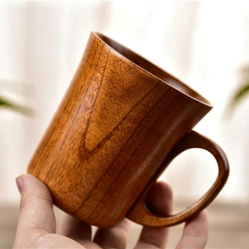 1 шт японский креативный ююба кислый деревянный бытовой высокая красота высокая термостойкость чай кофе пивная чашка