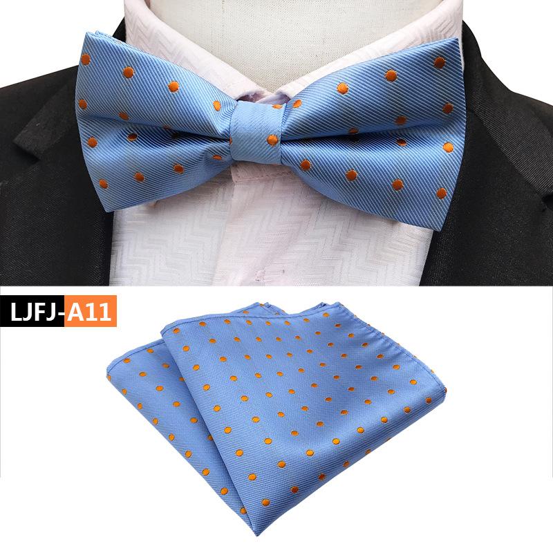 Модный трендовый галстук-бабочка плюс набор полотенец для кармана, свадебный галстук-бабочка для жениха и шафера