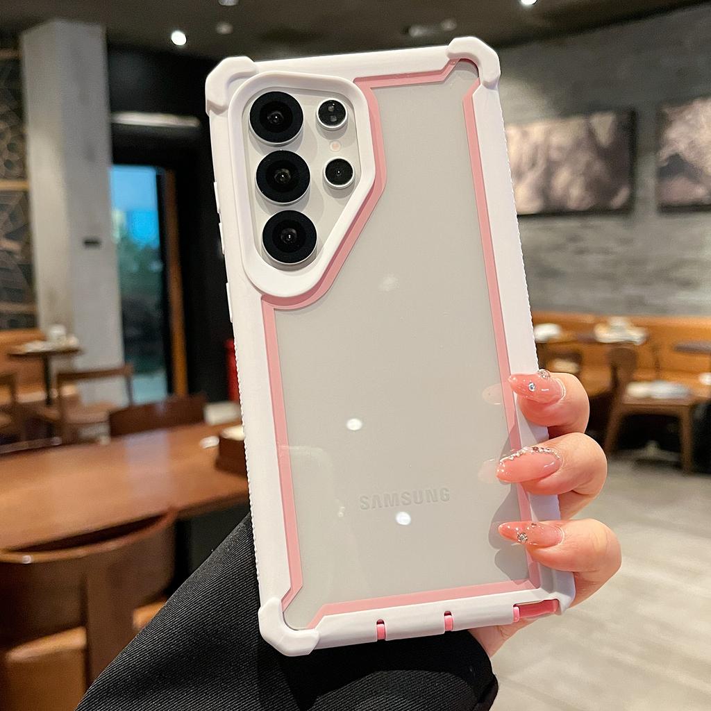 Armor Shockproof Case For Samsung S26 S25 S24 S23 FE S22 S21 Ultra Plus FE A56 A55 A54 A36 A35 A16 A06 A17 07 Note20 Clear Cover