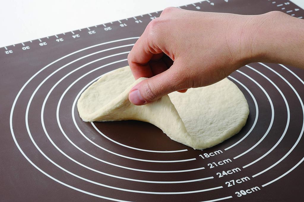 Yoshikawa Silicone 50 x с хорошим разделением складной и хлебный коврик, изготовленный в подарочной упаковке, спецификация SJ1455 Коврик, 40 см, масштабный, нескользящий, тканевый,