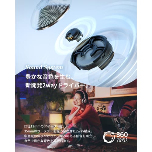 Nwm ONE MBH001 Wireless Open-Ear Headphones, Bluetooth 5.3, Up To 20 Hours of Playtime, Built-in Microphone, Lightweight, Type-C, No Ear Blocking, Mul