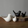 Черный Белый Керамический Скандинавский Стиль Домашнее Украшение Статуэтки Птица Скульптура Орнаменты