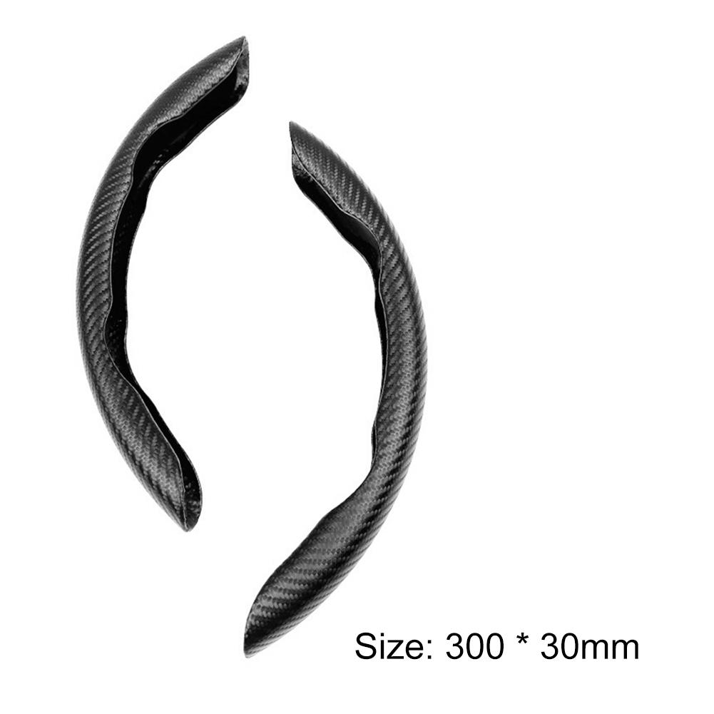 1 пара защитных ручек, универсальные автомобильные чехлы на руль, ручка из карбона, эргономика, украшение интерьера автомобиля