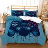 3D игровая консоль с принтом, комплект постельного белья, полноразмерный декор для спальни, микрофибра, высококачественный домашний текстиль