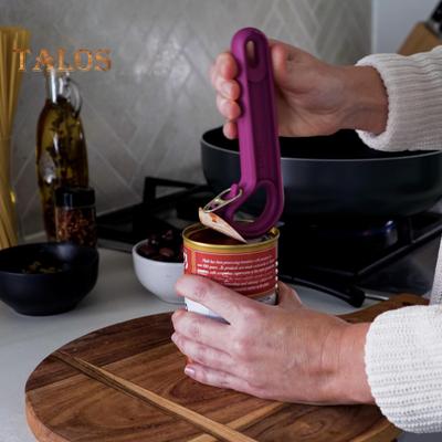 Кольцо для открывания банок J-образной формы, удобный инструмент для открывания банок с откидной крышкой, помощь пожилым людям и людям с артритом, эргономичный и простой в использовании инструмент для открывания банок с газированным пивом