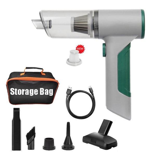 3-in-1 Powerful Wireless Car Vacuum Cleaner Multifunctional Vacuuming/Inflating/Brushless Motor 4 Gear Adjustment Portable Strong Cleaner