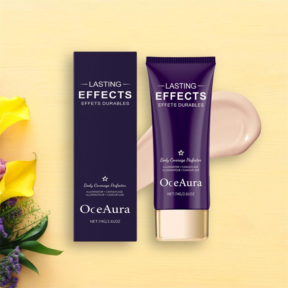 (13.5cmx4cmx4cm, Ivory) Full Coverage Concealer Cream Makeup Waterproof Lightweight Face Concealer for Blemishes Under Eye Dark Circles