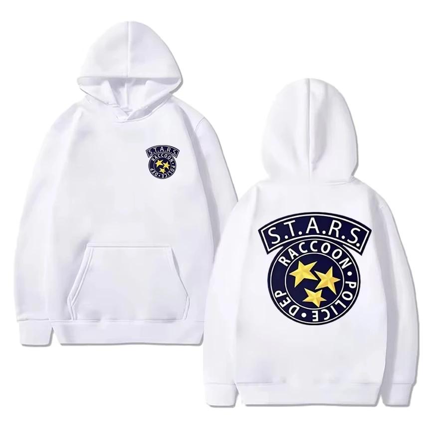 Новый ограниченный графический худи Resident Evil для мужчин и женщин, модный стиль Харадзюку Y2k, унисекс, повседневный, с флисом, с длинным рукавом