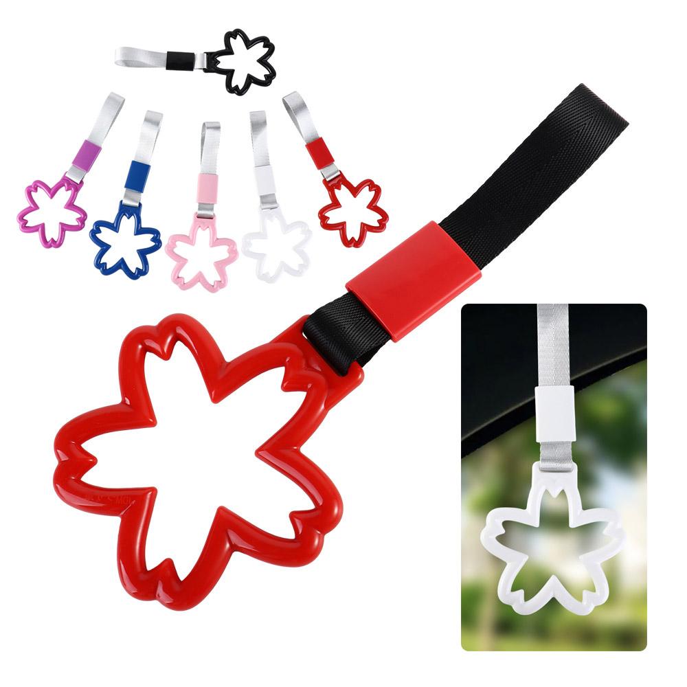 Car Static Belt Handle Strap Car Hand Pull Ring Car Handrail Belt Rear Bumper Warning Ring