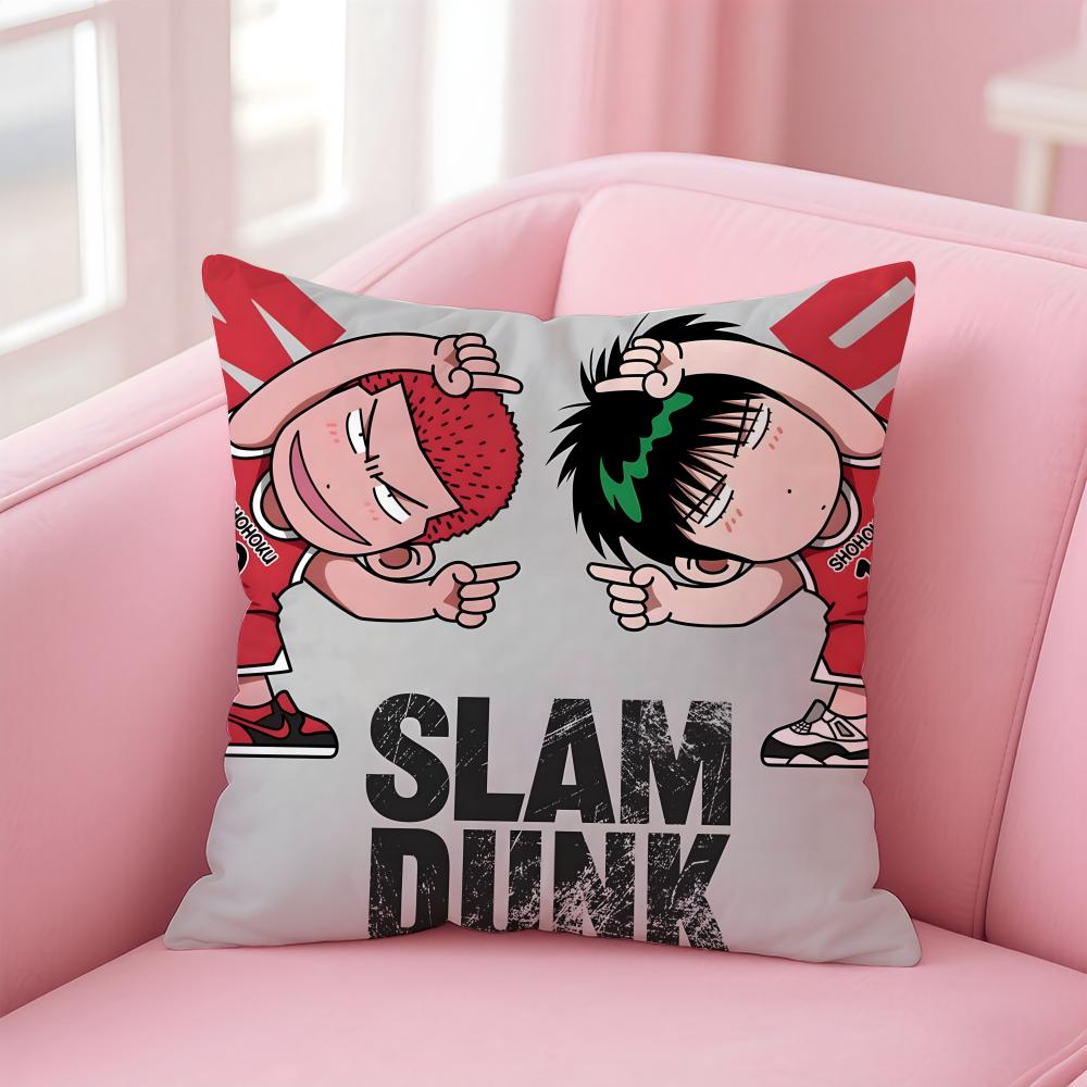 Чехол на подушку Аниме S-Slam D-Dunk Удобный двусторонний чехол для подушки Идеально подходит для автомобиля, дивана, спальни и многого другого