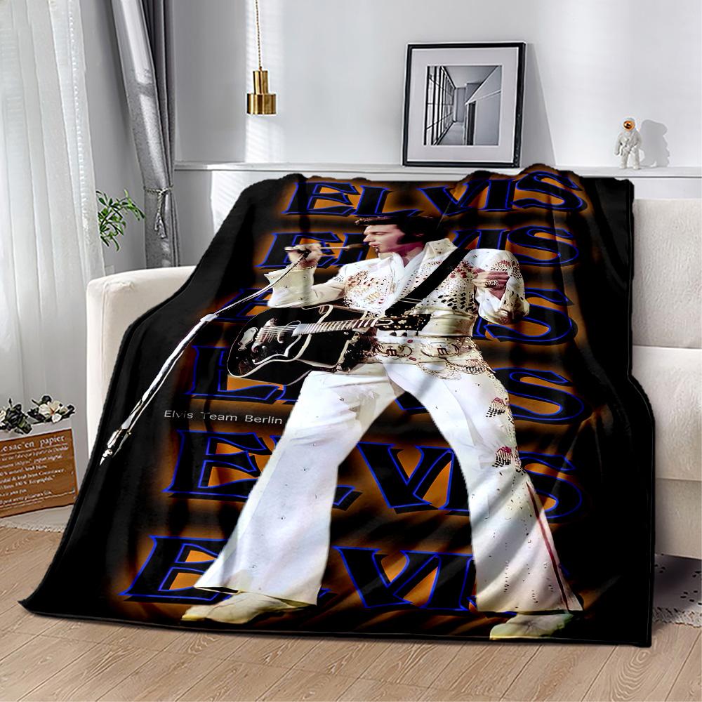 Elvis Blanket Soft Cozy Suitable For Sofa Livingroom Bedding For All Occasions Warmthful Decor Gift For Travel Home Birthdays
