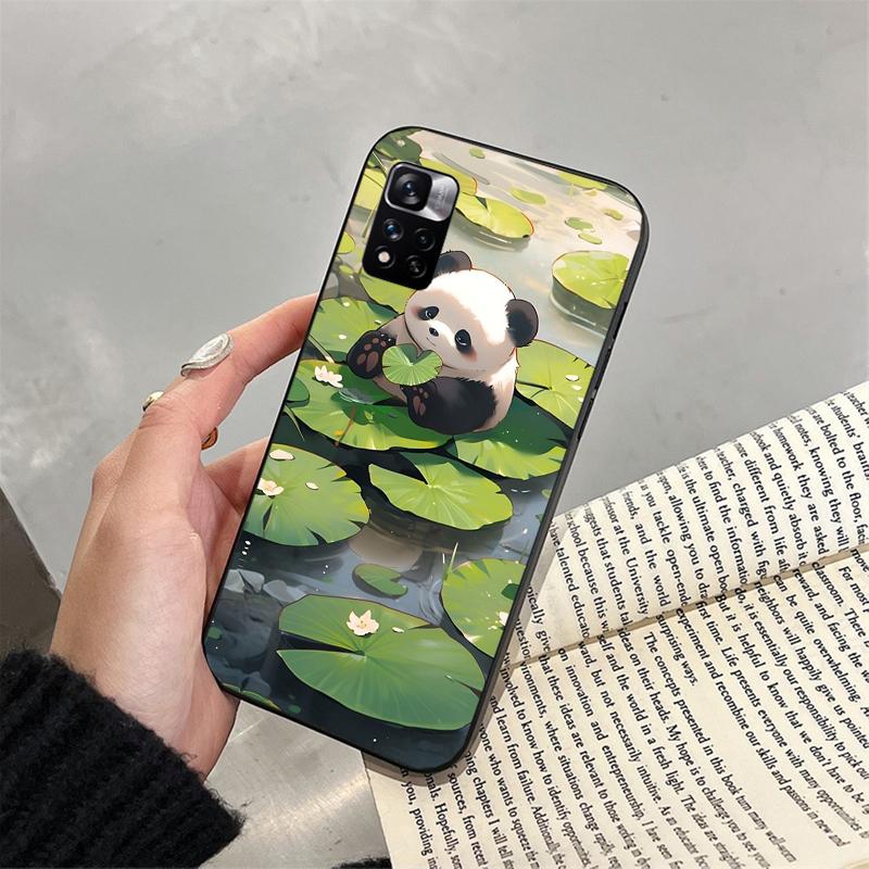 Чехол для телефона с пандой для Xiaomi Redmi note 13 12 Pro 11S 11 10 Pro 10S 12S Redmi 10 9C 13C