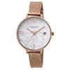 Sun Flame Women's MJGJUA02-PG (GRANDJOUR Fashion Watch Women's) Round Watch Gold Alloy Analog