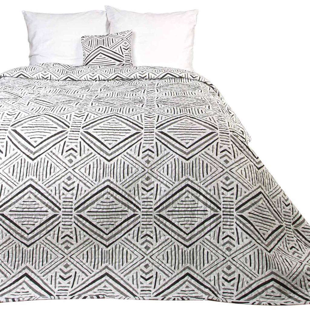 Tarik printed bedspread 170x210 decorative rhombuses